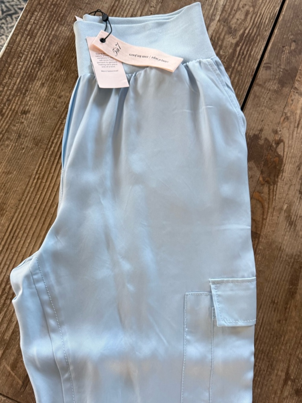 Cinq A Sept • Giles Jogger Pants  • Whispering Sky Multi  •  Size Large - Picture 8 of 11
